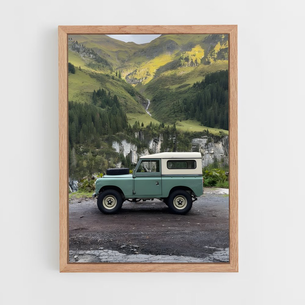 Poster Aventure en Plein Air – affiche Land Rover (vue 4)